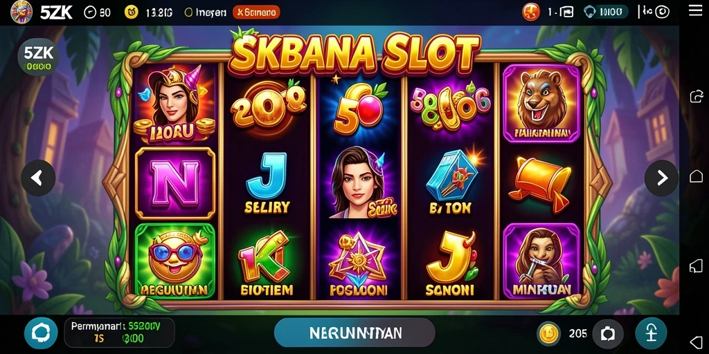Tampilan gameplay seru 5ZK di perangkat mobile.