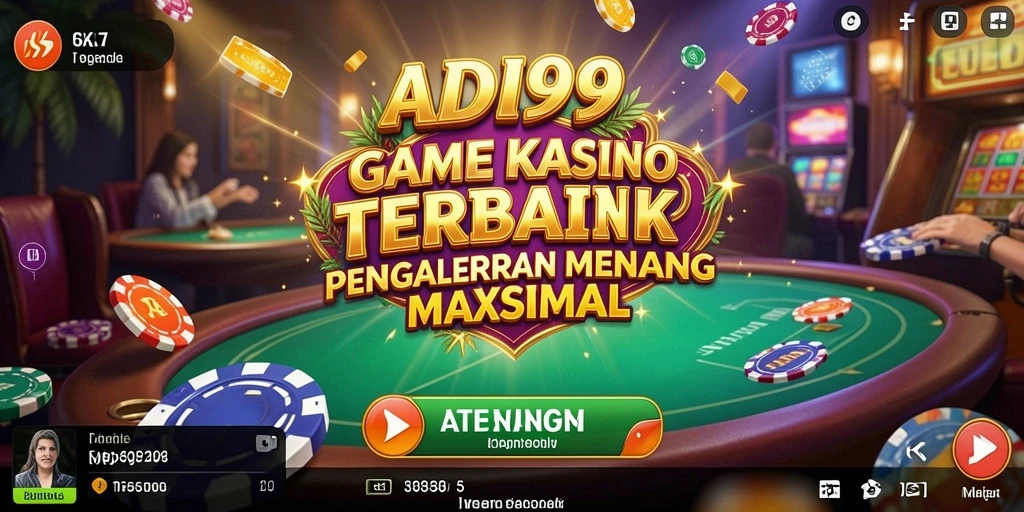 Tampilan menarik dari gameplay ADI99 yang mendebarkan.