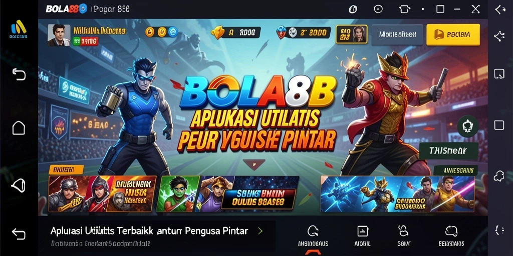 Tampilan antarmuka BOLA88 yang sederhana dan menarik.