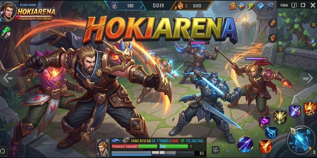 Tampilan menarik gameplay seru HOKIARENA