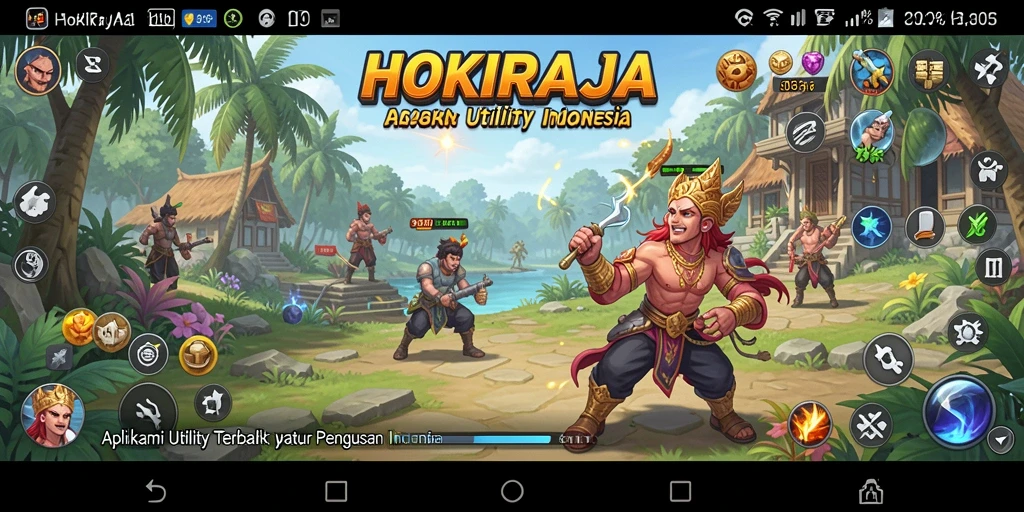 Tampilan antarmuka HOKIRAJA yang bersih dan intuitif.