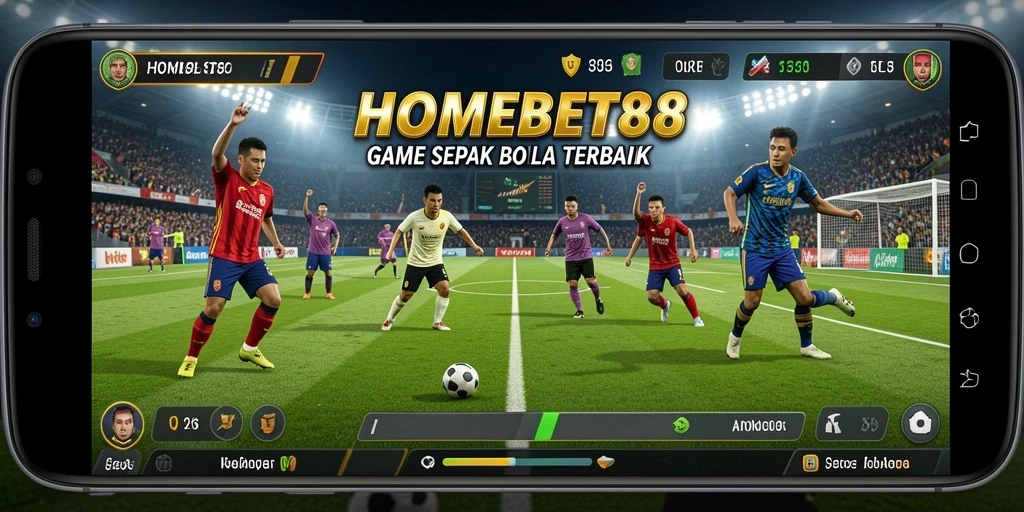 Tampilan gameplay menarik dari HOMEBET88 dengan aksi seru di lapangan.
