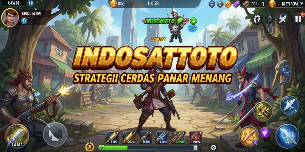Gameplay menarik dalam aplikasi game strategi INDOSATTOTO.