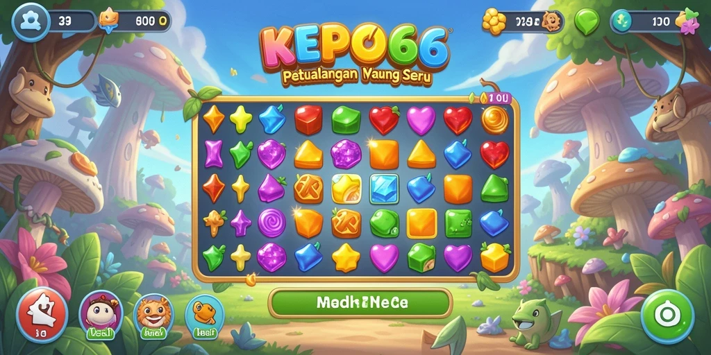 Tangkapan layar gameplay KEPO66 yang penuh warna dan menarik.