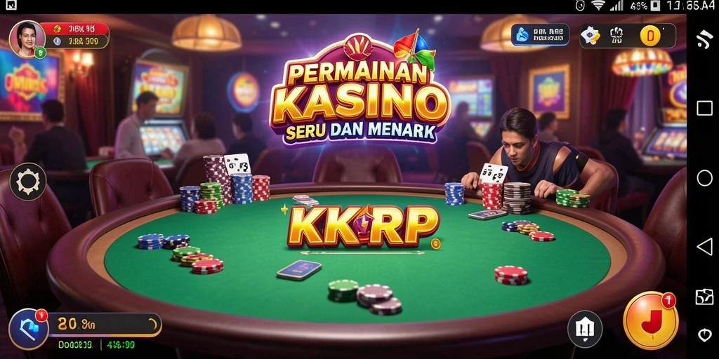 Tampilan utama gameplay KKRP yang seru dan mendebarkan.