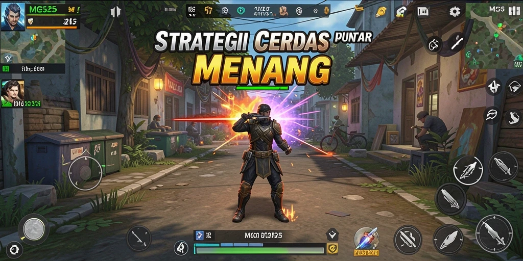 Tampilan gameplay menarik dari MG525 yang penuh strategi.