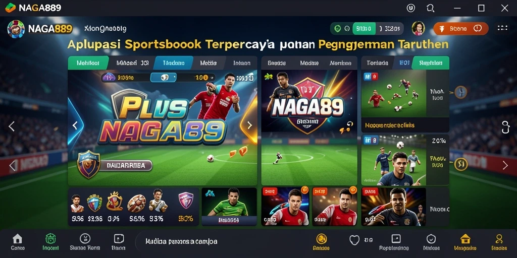 Screenshot NAGA889 menunjukkan pengalaman menarik dalam taruhan olahraga.
