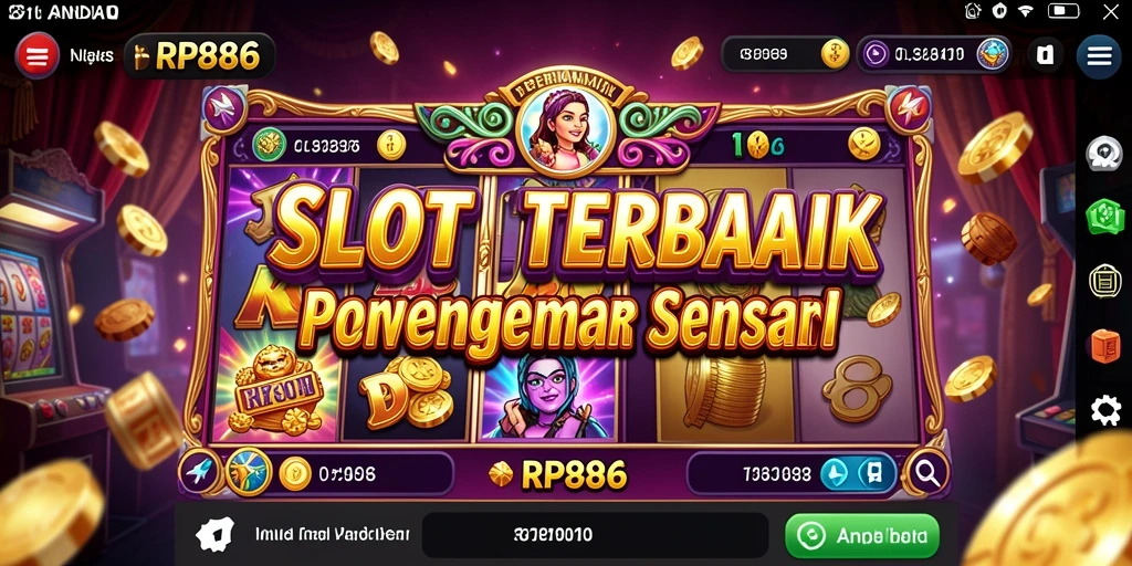 Screenshot utama RP886 menampilkan gameplay Slot yang seru dan interaktif.