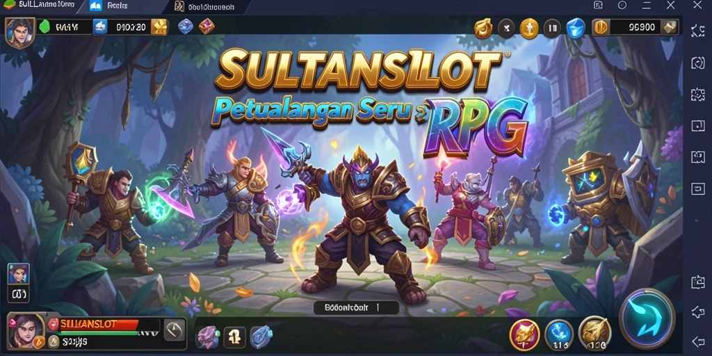 Tampilan gameplay RPG mendebarkan dari SULTANSLOT.